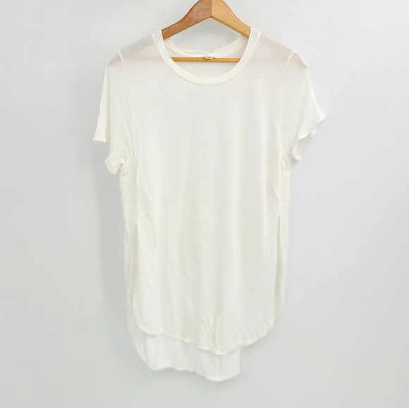 Wilfred Cut out and Scallop Hem Tee - Picture 1 of 8